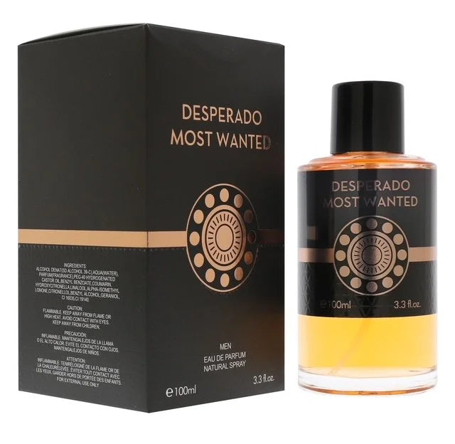 Desperado Most Wanted by Royal Fragrance – (Inspired-By) Eau de Parfum (Men) 3.3 oz