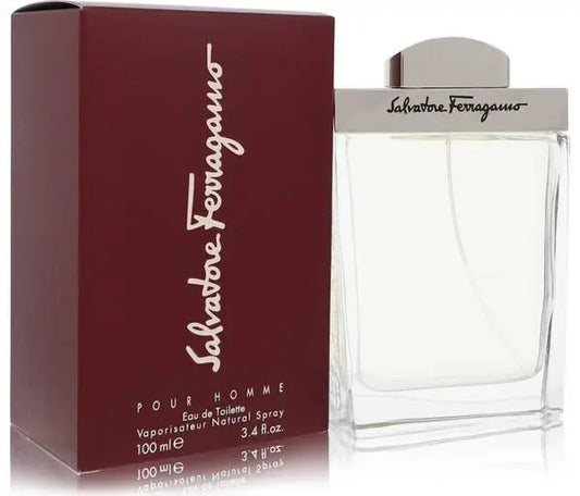 Salvatore Ferragamo – Pour Homme Eau de Toilette (Men) 3.4 oz